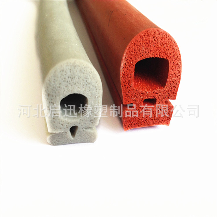 耐高温发泡防撞条 机械用耐高温硅胶条 厂家批发