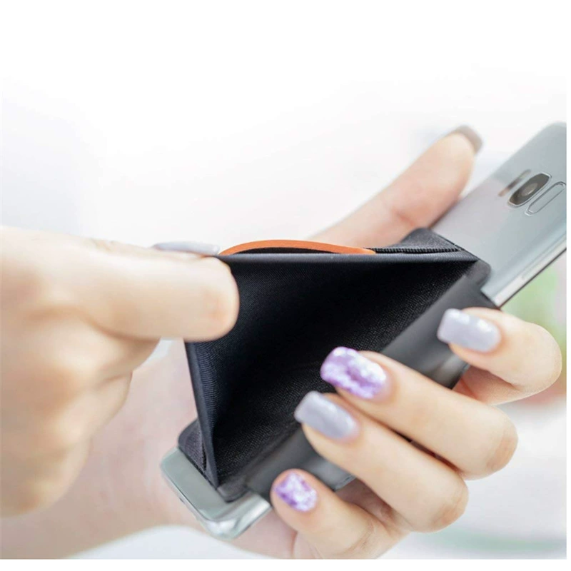 Elastic mobile phone, card holder, tubing, on elastic band