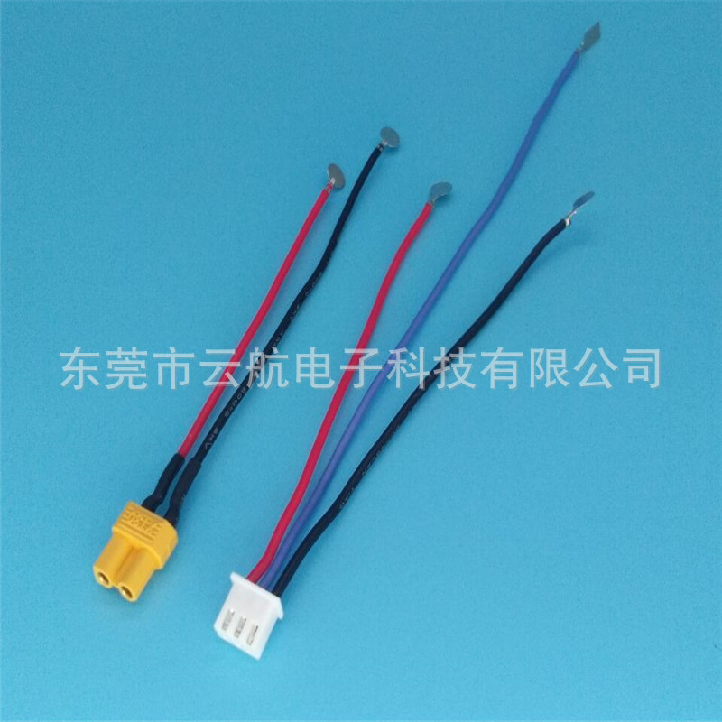 電池セットの端子線の航空モデル線よき30くき60くき90 EC3 EC5オスとメスの配線t字プラグ線|undefined