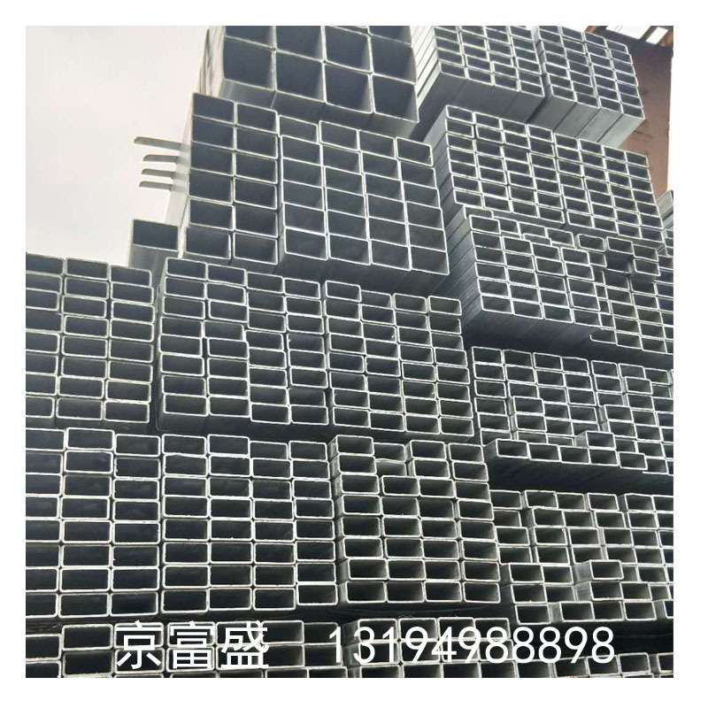 供应优质热镀锌方钢管 镀锌方矩管 100*50*3镀锌矩管 规格齐全
