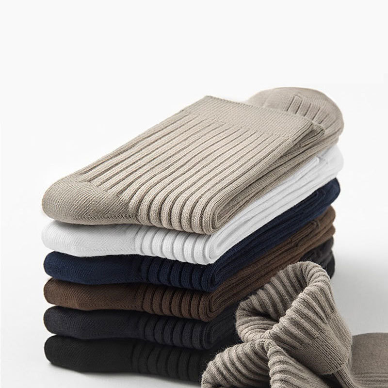 Combed Cotton Autumn and Winter Socks for Men and Women, Genuine Nano Silver Seven-Day No-Wash Antibacterial and Deodorant Socks, Individually Packaged and Sweat-Absorbent Combed Cotton Autumn and Winter Socks for Men and Women, Genuine Nano Silver Seven-Day No-Wash Antibacterial and Deodorant Socks, Individually Packaged and Sweat-Absorbent