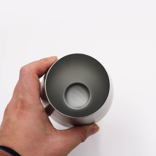 Exported to Japan 304 stainless steel drop-shaped cup stainless steel egg-shaped cup beer cup thickened version can be customized with logo