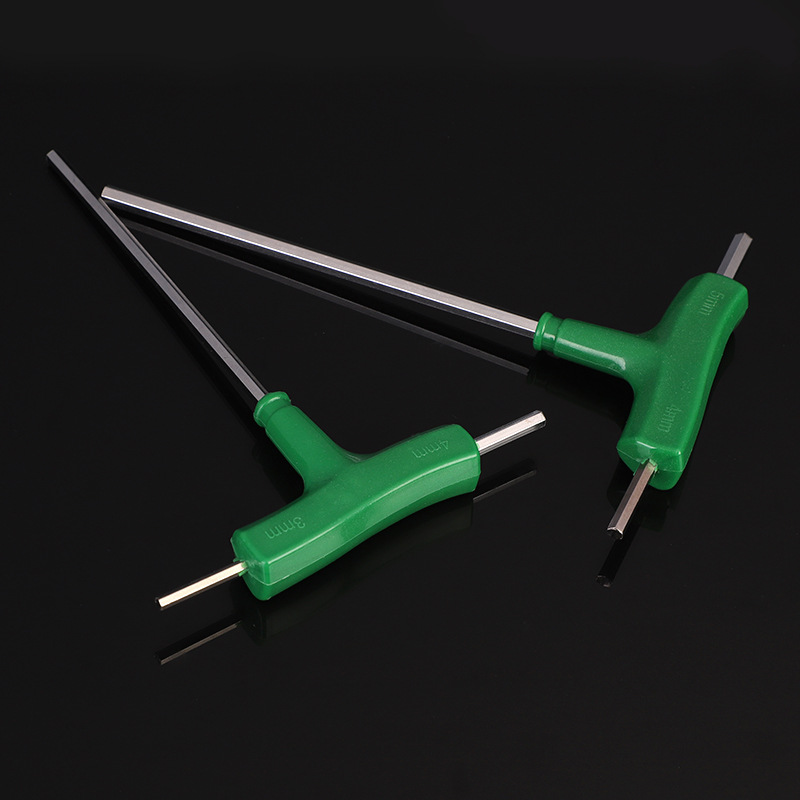 Suministro directo de fábrica nuevo tipo T llave hexagonal cromado 45 # acero al carbono herramienta de reparación británica en stock