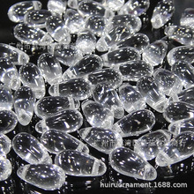 DIY散珠-进口捷克机造琉璃珠-5*10mm水滴形