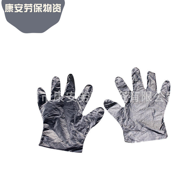 厂家直销100/盒一次性PE卫生手套一次性塑料薄膜透明手套餐饮加厚