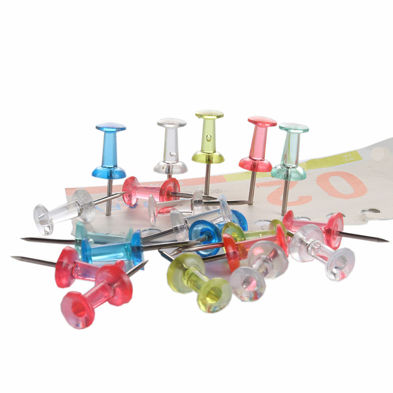 Painting Office color plastic I-shaped nail push nail drawing nail bulk positioning drawing board photo wall I-shaped nail