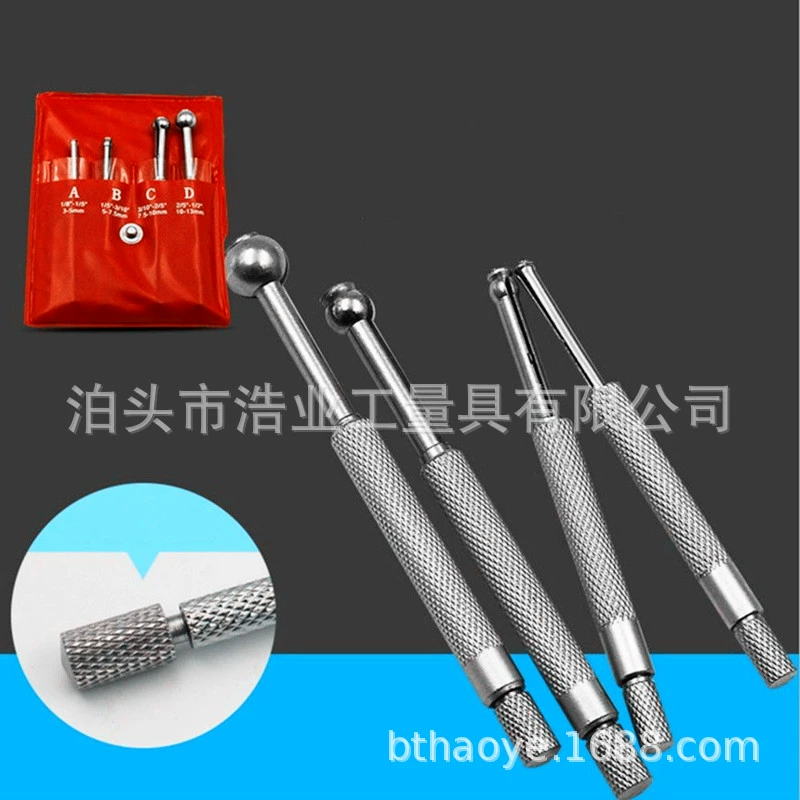 Регулируемый измерительный прибор с маленькими отверстиями 3-14 мм Выдвижной датчик внутреннего диаметра Телескопический датчик с шаровой головкой из 4 частей