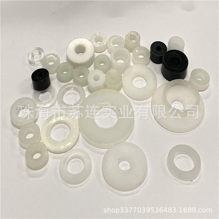 绝缘垫片 耐磨PA尼龙平垫 M2-30塑料垫圈规格齐全价格实惠
