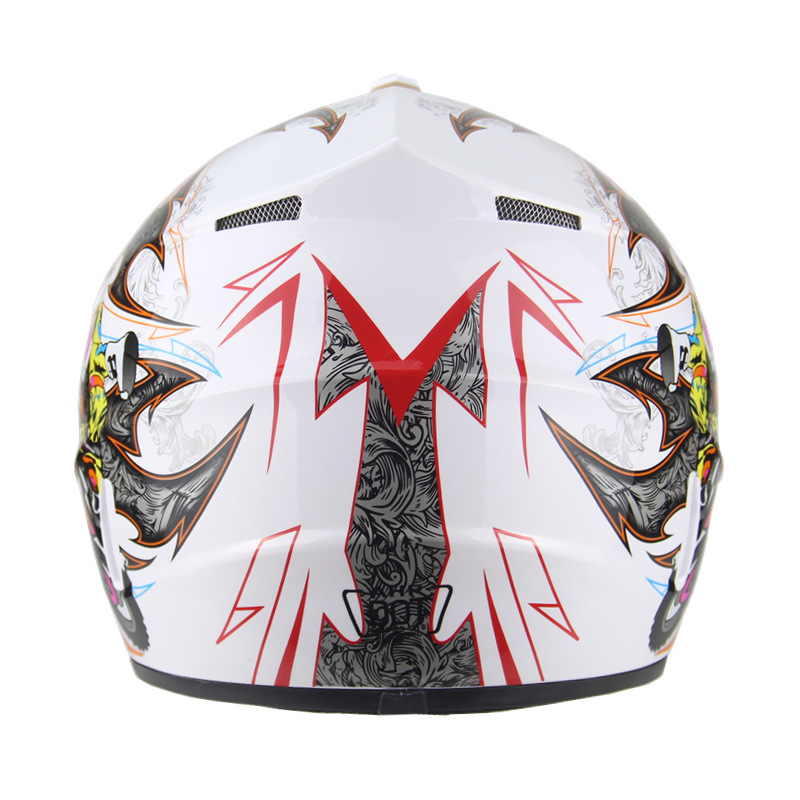 Edición de comercio exterior exclusivo transfronterizo personalizado ATV casco de equitación juventud bicicleta de montaña fuego fantasma casco completo DH Kart casco
