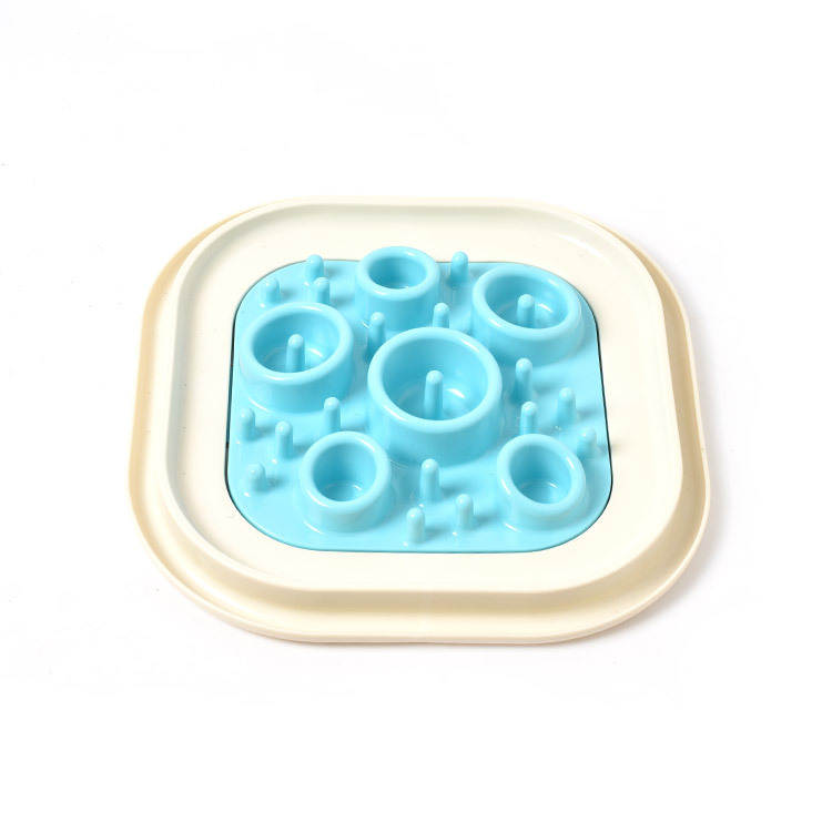 Fábrica directa PET suministros perro anti-choke tazón gato perro comida lenta tazón de mascotas tazón antideslizante tazón perro tazón