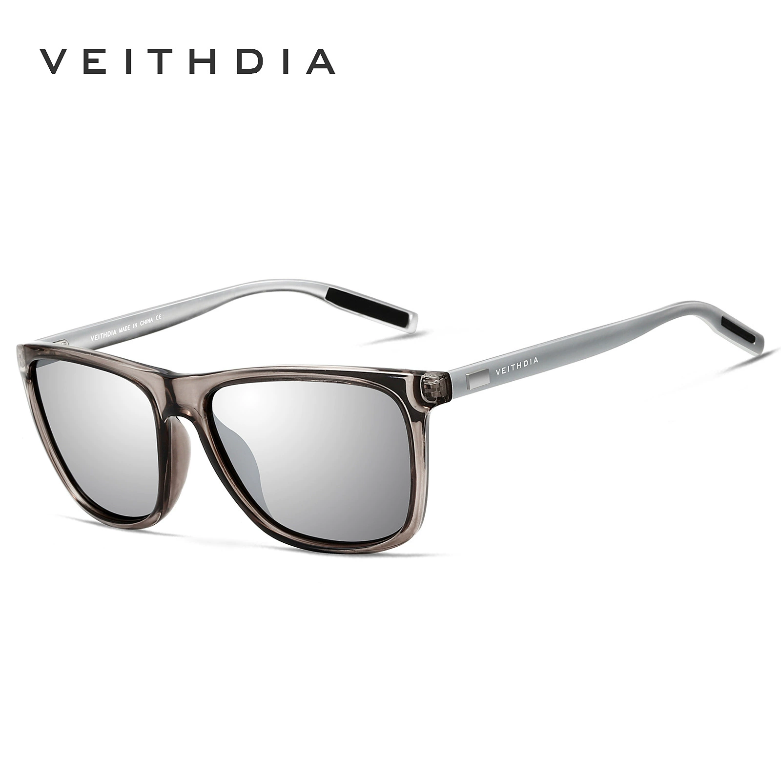 Sunglasses (VEITHDIA) Square Frame, Unisex, UV Protection, Multiple Frame & Lens Options