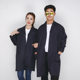 Factory wholesale men's and women's long sleeve carrying camouflage coat dust-proof integrated breeding feed blue tooling coat