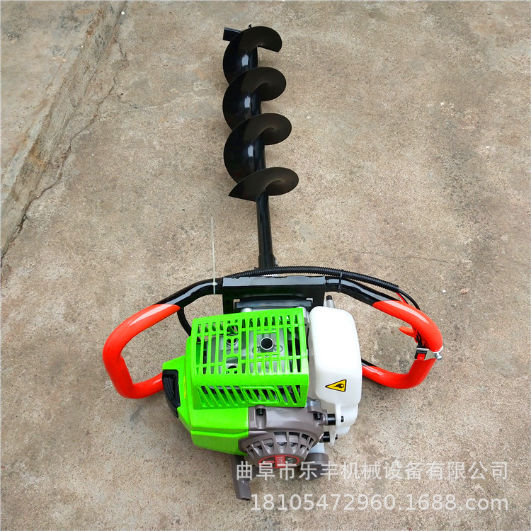 植树挖坑机 园林果园施肥植树汽油打洞机 多功能30-50直径挖坑机