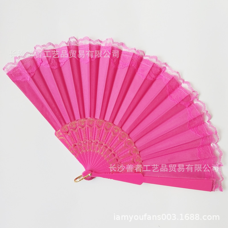 Ventilador de encaje de danza damas Fan