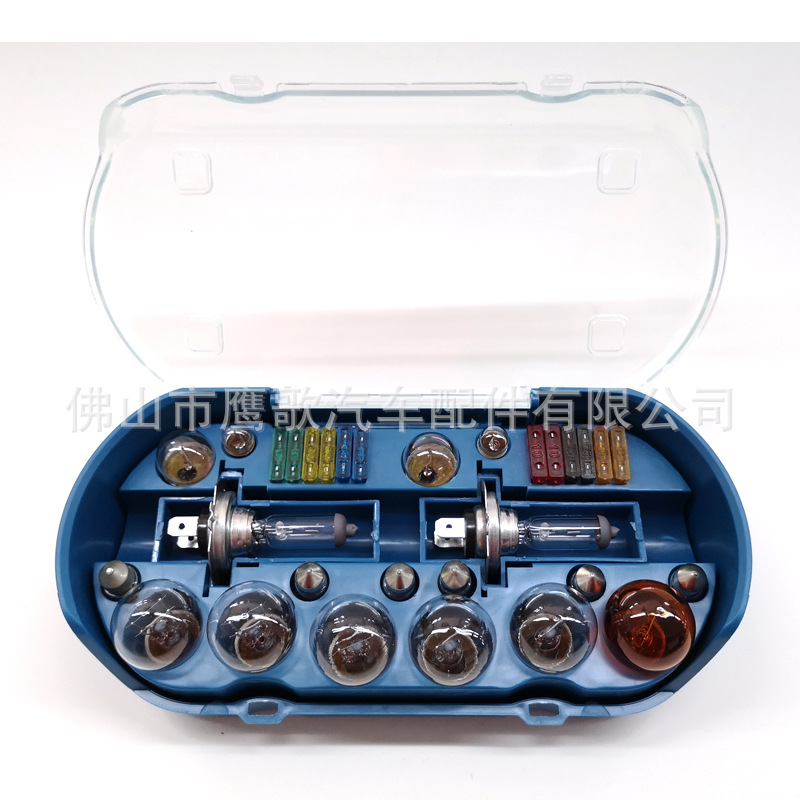 Traje transfronterizo del bulbo H1/H4/H7 del coche 8/9/10/20/30-piece traje de la emergencia de la lámpara del halógeno