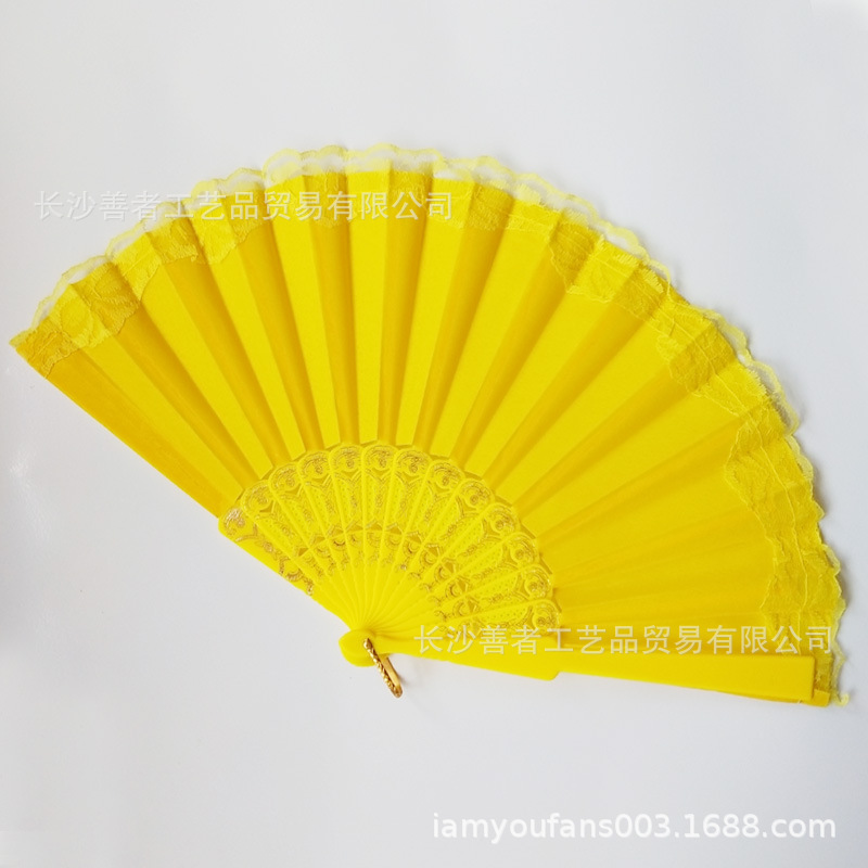 Ventilador de encaje de danza damas Fan