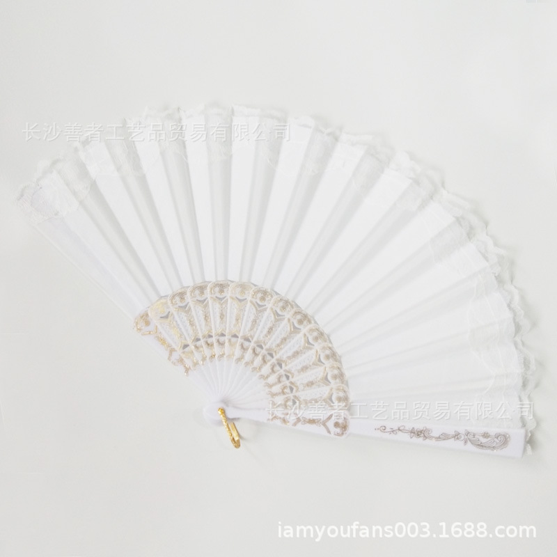 Ventilador de encaje de danza damas Fan