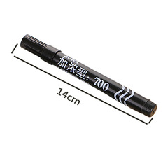 Marker 700 model oily fat tip pen, black thick pen, logistics express line marker pen, bulk pack