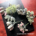 仿真花油画布玫瑰婚庆玫瑰大花朵花头 diy手工团扇装饰花宫扇配件