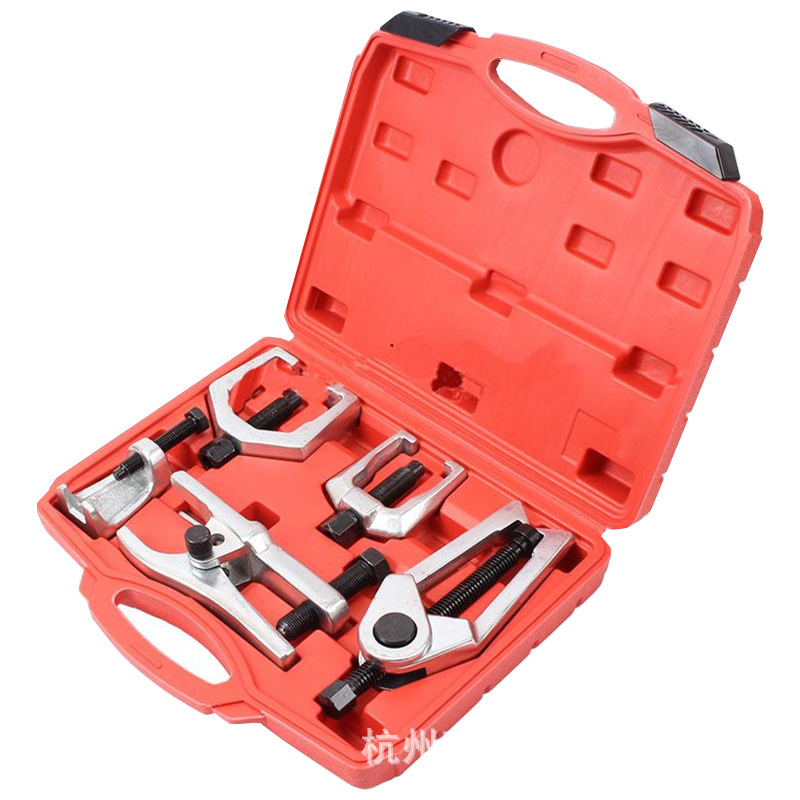 Juego de tirantes de cabeza de bola de 5 piezas, barra de tiro, brazo oscilante de estilo japonés, extractor de cabeza de bola, desmontador de brazo de dirección