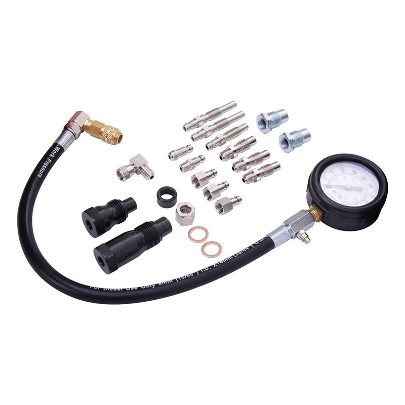 Manómetro de cilindro diesel del motor Manómetro de cilindro diesel de TU-15A Medidor de presión de cilindro Medidor de prueba de cilindro Herramienta de mantenimiento de automóviles