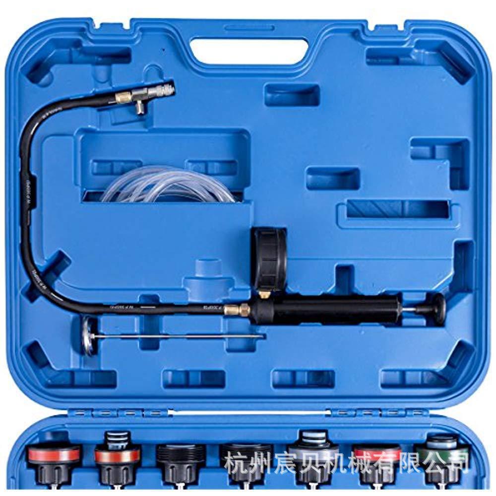 28 piezas de manómetro del tanque de agua del automóvil, detector de fugas del tanque de agua, reemplazo de anticongelante, herramienta de llenado multiusos