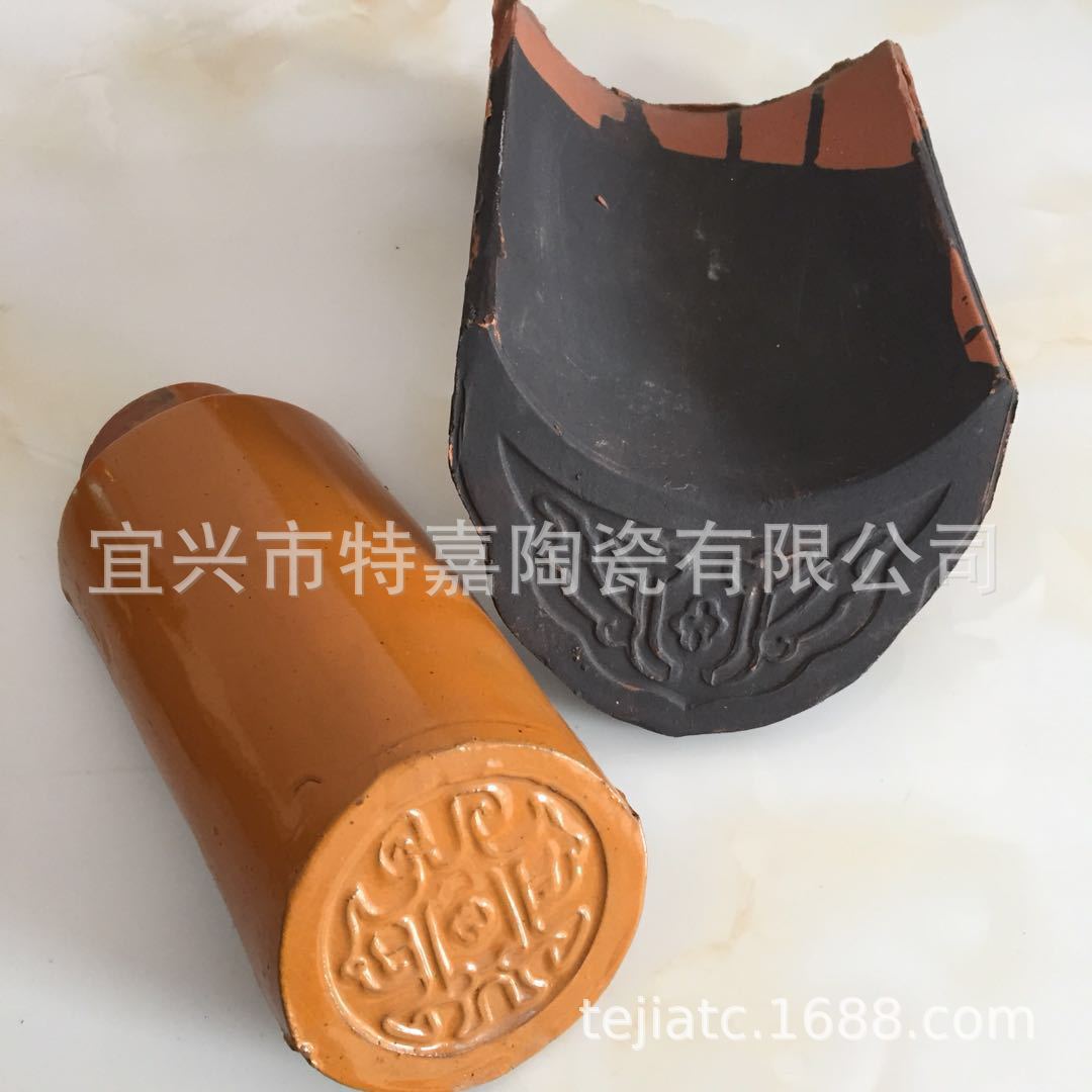 宜兴琉璃瓦仿古建筑瓦寺庙瓦古典园林瓦徽派筒瓦祠堂瓦等复古