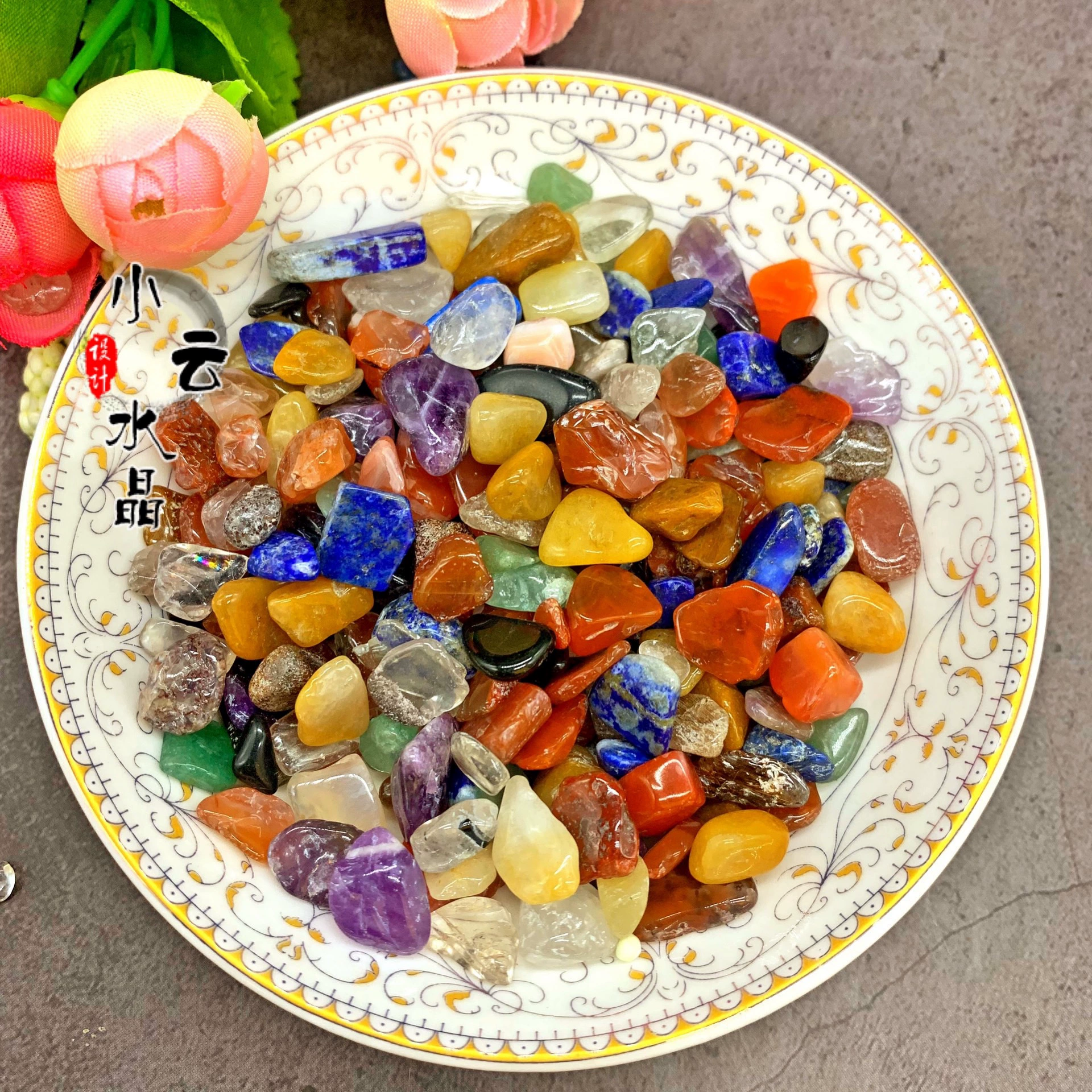 Natural Crystal Кристалл Цвет кристалл кристалл кристалл кристалл поддержка Будда семь покемонов маятник Производители Прямые продажи