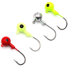 Spinning Lead Head Hooks, High Carbon Fish Hooks with Glow-in-the-Dark, Original Color Lead Head Hooks 1.8g-14g Lure Fishing Tackle Wholesale