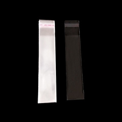 3CM寬OPP自粘袋不乾膠長條形透明塑料袋化妝刷筷子勺子包裝袋