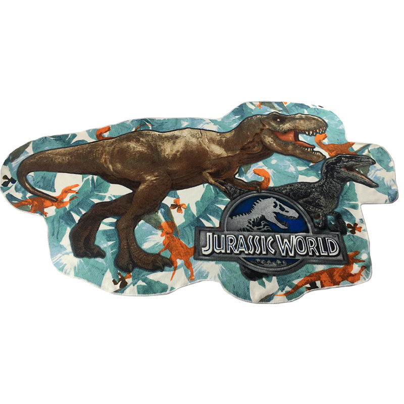 跨境熱銷超細纖維印花不規則異形沙灘巾個性日用浴巾沙灘巾訂單