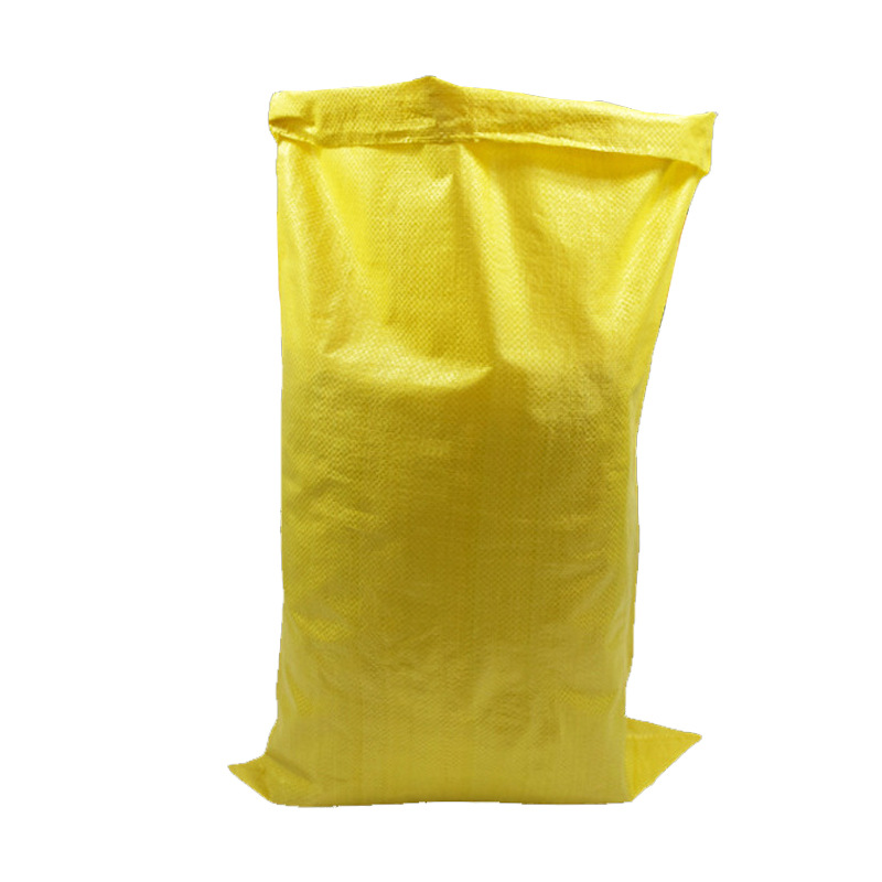 Bolsa de plástico PP amarillo brillante bolsa de piel de serpiente engrosada bolsa de embalaje logística expreso bolsa de grano fábrica directa