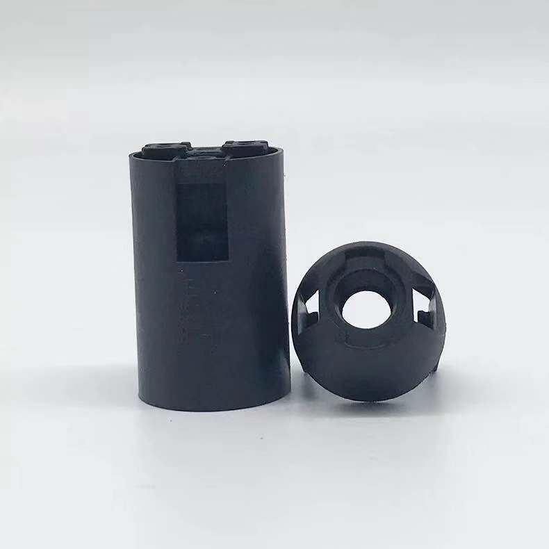 Venta al por mayor de plástico E27 portalámparas accesorios de la lámpara de mesa E14 portalámparas 3C E27 portalámparas de Un solo anillo doble anillo portalámparas de baquelita