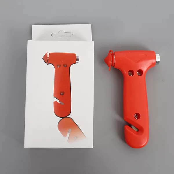 Shanbo 2-in-1 Window Breaker, Car Explosion-Proof Safety Hammer, Life-Saving Cutter, Emergency Escape Tool, Two-In-One