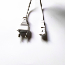 应急日光管LED欧洲电源线 2.5A俄罗斯二芯电源线