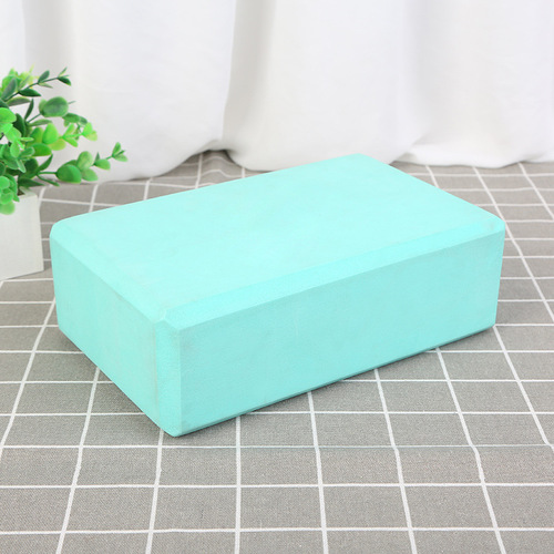 200g EVA material yoga brick, solid color yoga cushion, high-density yoga aid, fitness and dance brick