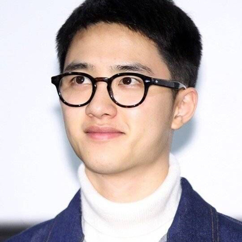 Yu Wenle Same Style Glasses Men's Retro Art Glasses Frame Frame Fashionable Matching Glasses Frame Rice Nail Round Frame Small Frame European and American