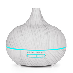 Vase Wood Grain Aroma Diffuser 400ML Pointed Nozzle Humidifier Diffuser Fragrance Machine Cross-border Manufacturer Wholesale