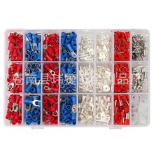 跨境专供 1000pcs 接线端子 橡胶冷压接线端子盒装/套装绝缘
