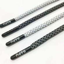 厂家直销间反光条帽绳 硅胶头子弹头塑胶头帽绳抽绳卫衣绳做LOGO