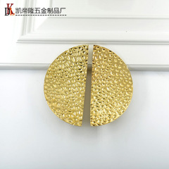 廠家新中式純銅半圓拉手櫃門門把手櫥櫃衣櫃電視櫃純銅門把手