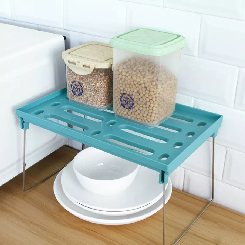 可折叠厨房置物架浴室收纳架调料架组合收纳架家用杂物架沥水架