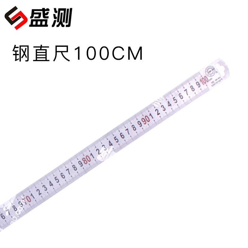 Шэн тест подлинный бренд Great Wall Стальная Линейка Канцелярские Принадлежности инженерный Рисунок 15 см 30 см 60 см 1 м