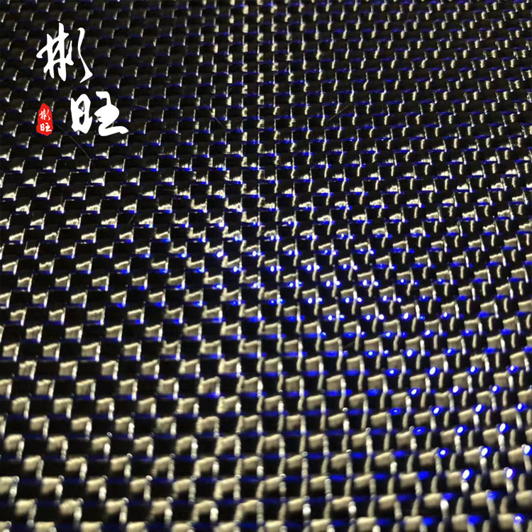 彬旺 日本进口深蓝丝金银丝3K双向碳纤维布 3K彩色平纹碳纤维布