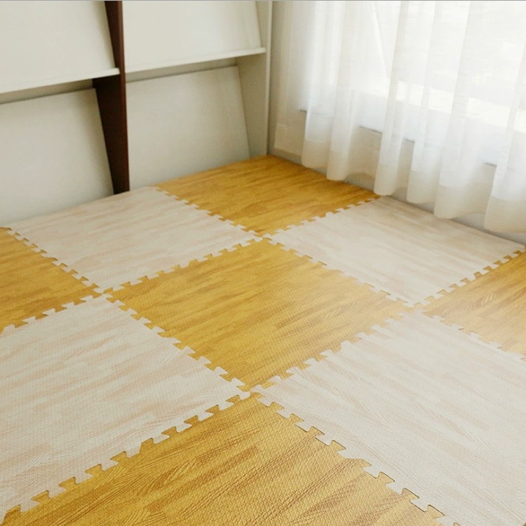 Детский foam-плакат пол, пазлы-деревянная плитка, 60×60 см, толщина 10/12 мм, защитa от падения