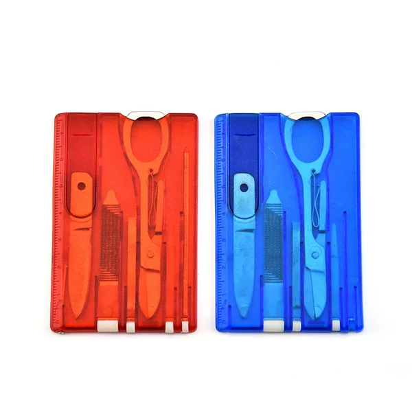 Factory Direct multi-functional Swiss card multi-purpose survival tool new beauty suit outdoor tool card