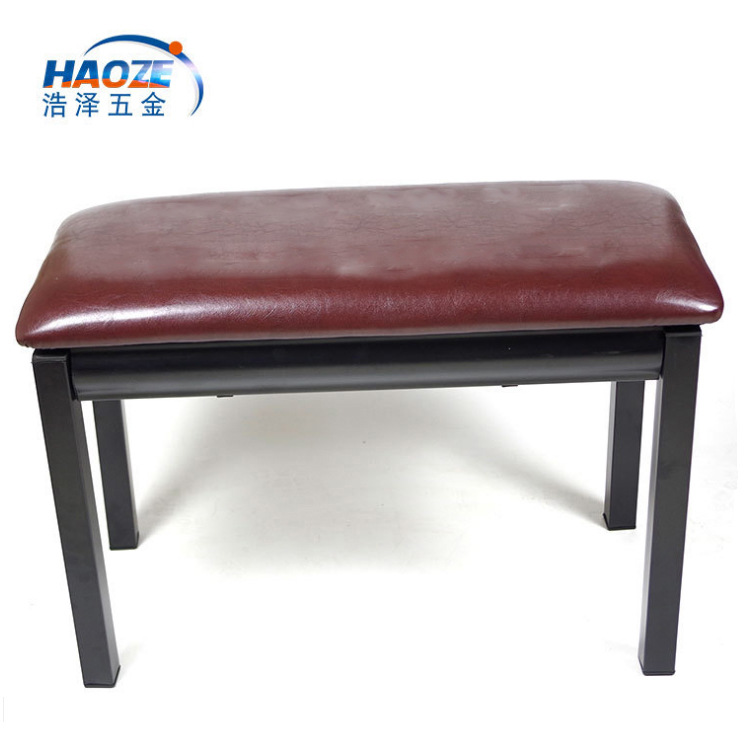 Banco de piano doble engrosado al por mayor del fabricante con estuche para piano, banco para piano electrónico Guzheng, banco para piano electrónico en stock.