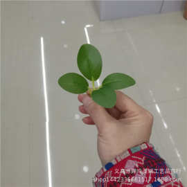 仿真植物仿真树叶 过胶布叶子 四叶草 小幸运叶 仿真花植物墙叶片