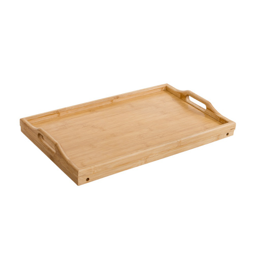 Lazy folding table multifunctional bamboo tray home bedroom wooden tray bamboo simple computer table wholesale