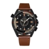 333 Black Plate Brown Band